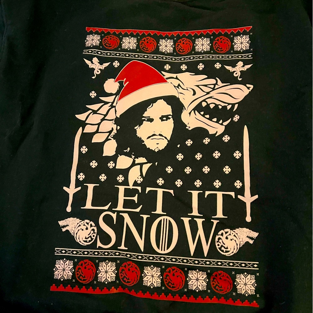 Ugly Christmas Sweater Jon Snow Game of Thrones